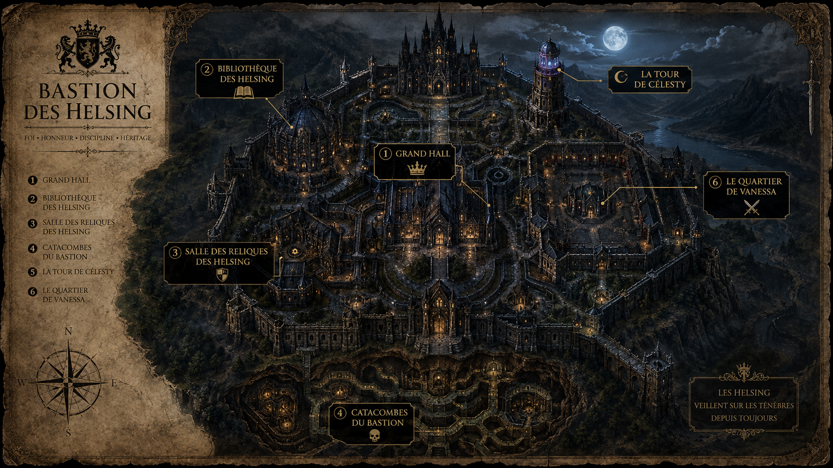 Carte du Bastion des Helsing