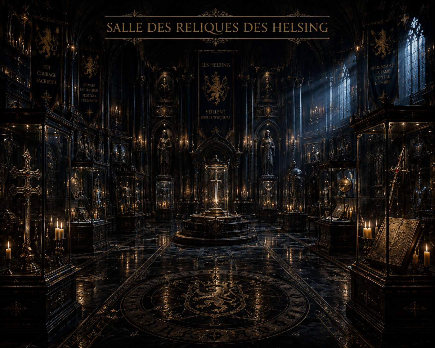 Salle des Reliques des Helsing