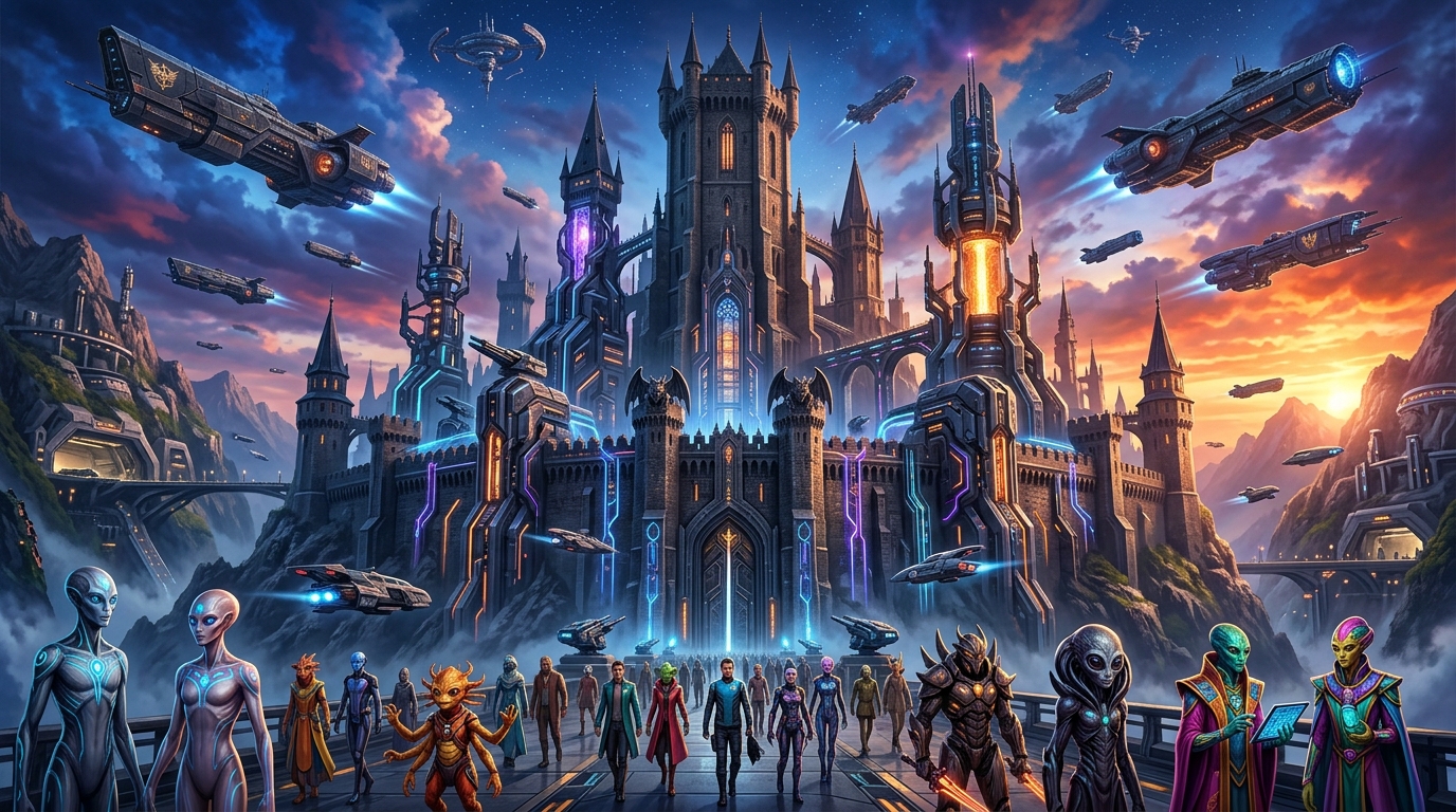 Le Bastion des Helsing dans l’ère futuriste d’Éternia